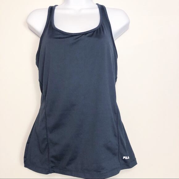 5/$25 Fila Racerback Workout Tank Built In Bra Med - Picture 2 of 8